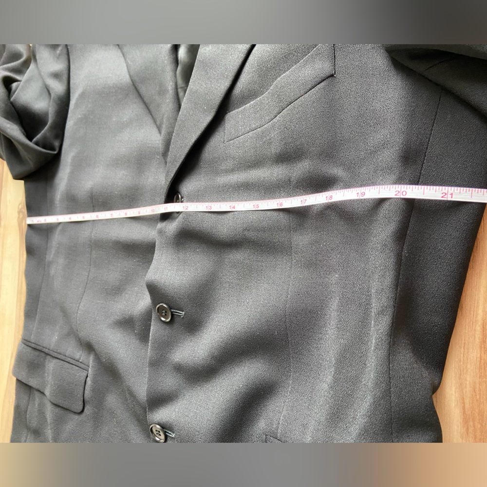 Canali Vintage Classic Black Men's Blazer - Picture 8 of 9